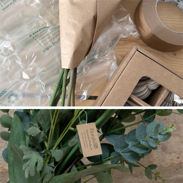 Thoughtful packaging process at Floralsilk warehouse